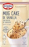 DR. OETKER Mug Cake Vainilla con Pepitas de Chocolate, Preparado para Bizcocho en Taza Sabor Vainilla con Pepitas de Chocolate - Estuche con Mezcla 65g (Cantidad 1 Unidad)