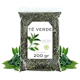 Te Verde 200g - Infusion Te Verde - Te Verde para Adelgazar - Te Verde Granel - Te Verde Hojas - Infusión de Hierbas (200 gr, Té Verde)