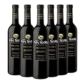 Pata Negra Crianza Vino Tinto D.O Valdepeñas, Tempranillo - Caja de 6 Botellas x 750 ml