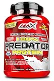 AMIX, Proteínas para Aumentar Masa Muscular con Sabor Chocolate, Predator en Formato Bote de 1 Kg, Ayuda al Crecimiento Muscular, Libre de Aspartamo, Ideal para Batidos de Proteínas