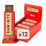 Raw Bite Barrita Ecológica de Manzana y Canela - Paquete de 12 x 50 gr - Total: 600 gr