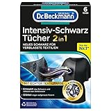 Dr. Beckmann Paños negros intensos, para fibras negras intensas y lisas, 6 toallitas