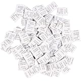 100 paquetes silica gel bolsitas 1g gel de sílice deshumidificador desecante bolsas de silice antihumedad para deshumidificar ropa, comida, habitación, cocina