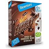 BICENTURY barritas de chocolate negro y cereales SIN GLUTEN caja 6 uds