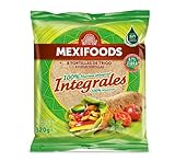 MEXIFOODS tortillas de trigo integrales bolsa 8 unidades 320 gr