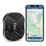 Winnes Localizador GPS para Coche 5000 mah Rastreador GPS Impermeable magnético GPS Tracker Fuerte Standby hasta 90 días de Geo-cercas alertas suscripción Gratuita TK905