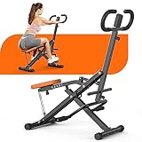 Dskeuzeew Total Power Body Crunch Pump Home Fitness Trainer Herramienta Abdominal, Appareil d'entraînement Abdominal Home Gym Equipment pour un entraînement complet du Corps, Naranja