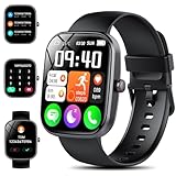 Reloj Inteligente Hombre Mujer, Llamadas y Mensajes Bluetooth, 1,91' HD Smartwatch con SpO2 Pulsómetro Monitor de Sueño, 113+ Modos Deportivos, Impermeable IP68 Pulsera Actividad Para Android iOS