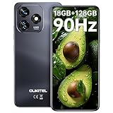 OUKITEL C51 Telefonos Moviles Libres - 6.8' Pantalla HD+ 90Hz Teléfonos Inteligentes, 18GB+128GB/1TB Android 13 Smartphone, Batería 5150mAh, Cámara 13MP Movil, 3 Ranuras para Tarjetas/OTG/GPS, Negro