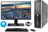 Hp Elite 8300 - Ordenador de sobremesa + Monitor 24'' (Intel Core i5-3470, 8GB de RAM, Disco de 240 SSD+ 500GB HDD, Lector DVD, WiFi,Windows 10 Pro 64) (Reacondicionado)