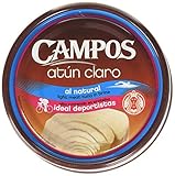 Campos Conserva De Atún Claro APR Al Natural, 160 g (Atún de pesca responsable)