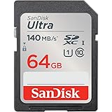 SanDisk 64 GB Ultra SDXC Tarjeta, con hasta 140 MB/s, rendimiento de apps A1, UHS-1, Clase 10, U1