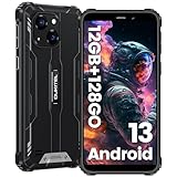 OUKITEL WP32 Movil Resistente 12GB+128GB /1TB, Android 13 Teléfono Irrompible, 6.0' HD+ Movil Antigolpes, 6300mAh Batería, Cámara 20MP, Face ID/NFC/GPS/OTG/Dual SIM 4G/IP68/69K Movil Todoterreno