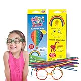 Brainbox Wikki Stix Rainbow - Conjunto Multicolor de Barras moldeables