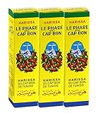 3x140g Le Phare du Cap Bon Harissa Sauce (3 Large Tubes)