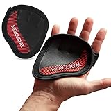 MERCURYAL Guantes Gimnasio Hombre Mujer - Nueva Diseño Guantes Gym - Manoplas de Gimnasio - Guantillas Gimnasio Hombre para Entrenamiento Calistenia, Dominadas, Gimnasia, Musculacion (M, Rojo)