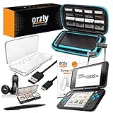 Orzly Accesorios 2DSXL, Pack New Nintendo 2DS XL [Paquete Incluye: Cargador de Coche/Cable USB/Funda para Consola/Fundas para Cartuchos y más…] (Véase descripción para más información)