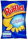 Ruffles Original, Patatas Fritas con sal, Producto de Aperitivo, bolsa individual, 160gr