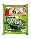 Findus Espinacas con Pasas y Piñones, Sin Gluten, Rápido de Preparar, 400g