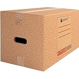 packer PRO Pack 10 Cajas Carton para Mudanzas y Almacenaje Ultra Resistentes con Asas 500x300x300mm