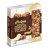 GRAN DIA barritas de cereales plátano y chocolate con leche caja 150 gr