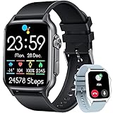 Reloj Inteligente Hombre Smartwatch Fitness: 2.0'Smart Watch con Bluetooth Llamadas y Whatsapp Impermeable Podómetro Pulsometro Oxigeno Presion Arterial Pulsera Actividad Deportivo para Android iOS