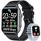 Reloj Inteligente Hombre Smartwatch Fitness: 2.0'Smart Watch con Bluetooth Llamadas y Whatsapp Impermeable Podómetro Pulsometro Oxigeno Presion Arterial Pulsera Actividad Deportivo para Android iOS