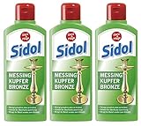 3 x sidol latón cobre bronce 250 ml pulido fiable herrajes, instrumentos musicales, grifos, monedas, antigüedades, motocicleta, Oldtimer, etc.