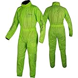 A-Pro Mono impermeable para moto, fluorescente, 1 unidad, talla 3XL