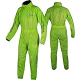 A-Pro Mono impermeable para moto, fluorescente, 1 unidad, talla 3XL