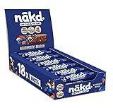 Nākd. Blueberry Muffin | Barritas Raw de Fruta y Frutos Secos | 100% Ingredientes Naturales | Sin Azúcar Añadido | 18 x 35g | 630g