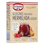 DR. OETKER - Gelificante para Mermelada Casera 3 Sobres x 20 g, Total 60 g, Reducción de Tiempo de Cocción a 3 min, Conserva Vitaminas y Color de la Fruta, Apto para Vegano, Mermelada con 75% de Fruta