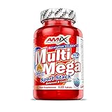 AMIX - Complejo Vitamínico - Multi Mega Stack con Vitaminas y Minerales - 120 Tabletas - Mejora el Rendimiento Físico y Mental - Suplemento con Hierro - Eficaces Suplementos Vitamínicos