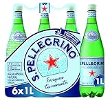 San Pellegrino Agua con Gas, 6 x 1L