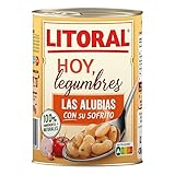 LITORAL Hoy Legumbres Alubias con su sofrito - Plato Preparado Sin Gluten - 430g