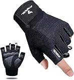 Atercel - Guantes de entrenamiento unisex, guantes de ejercicio para levantamiento de pesas, ciclismo, gimnasio, entrenamiento, transpirables y ajustados